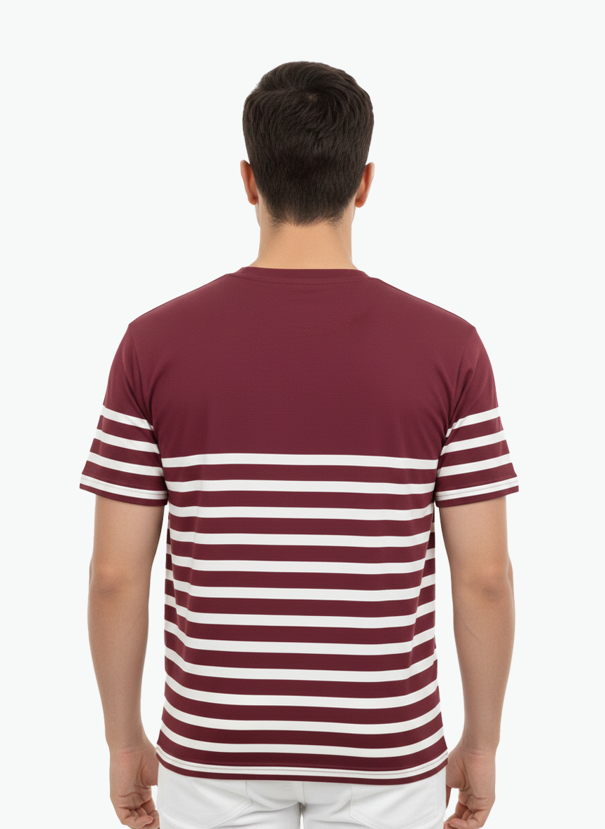 Men T-shirt Striper