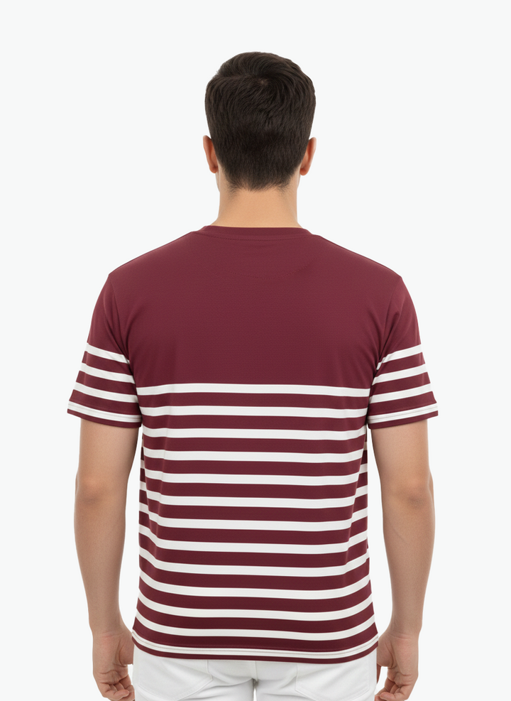 Men T-shirt Striper