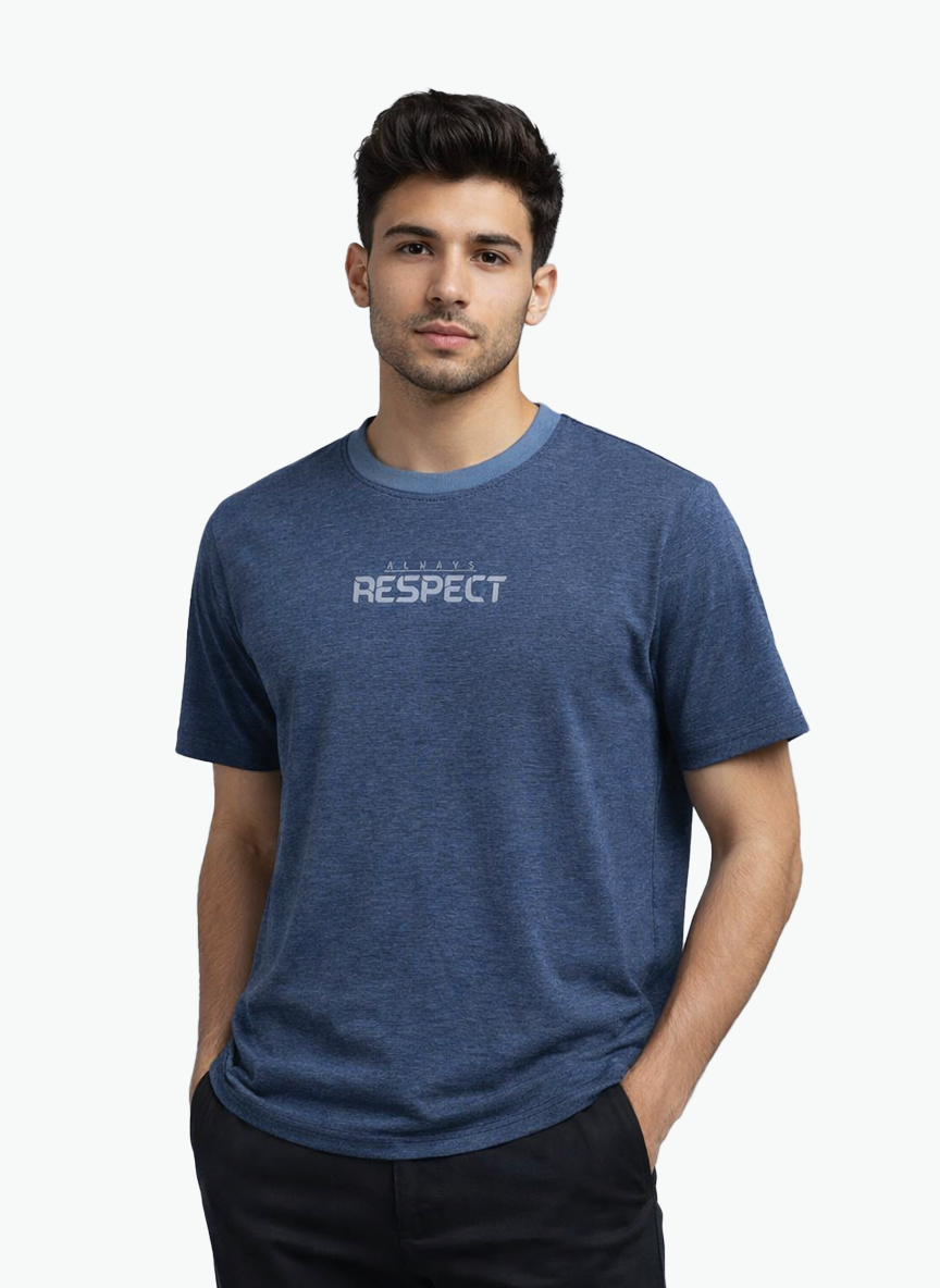 MEN T-SHIRT YARN DYED