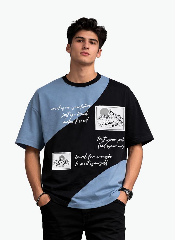 Men Dropshoulder T-shirt Graphic