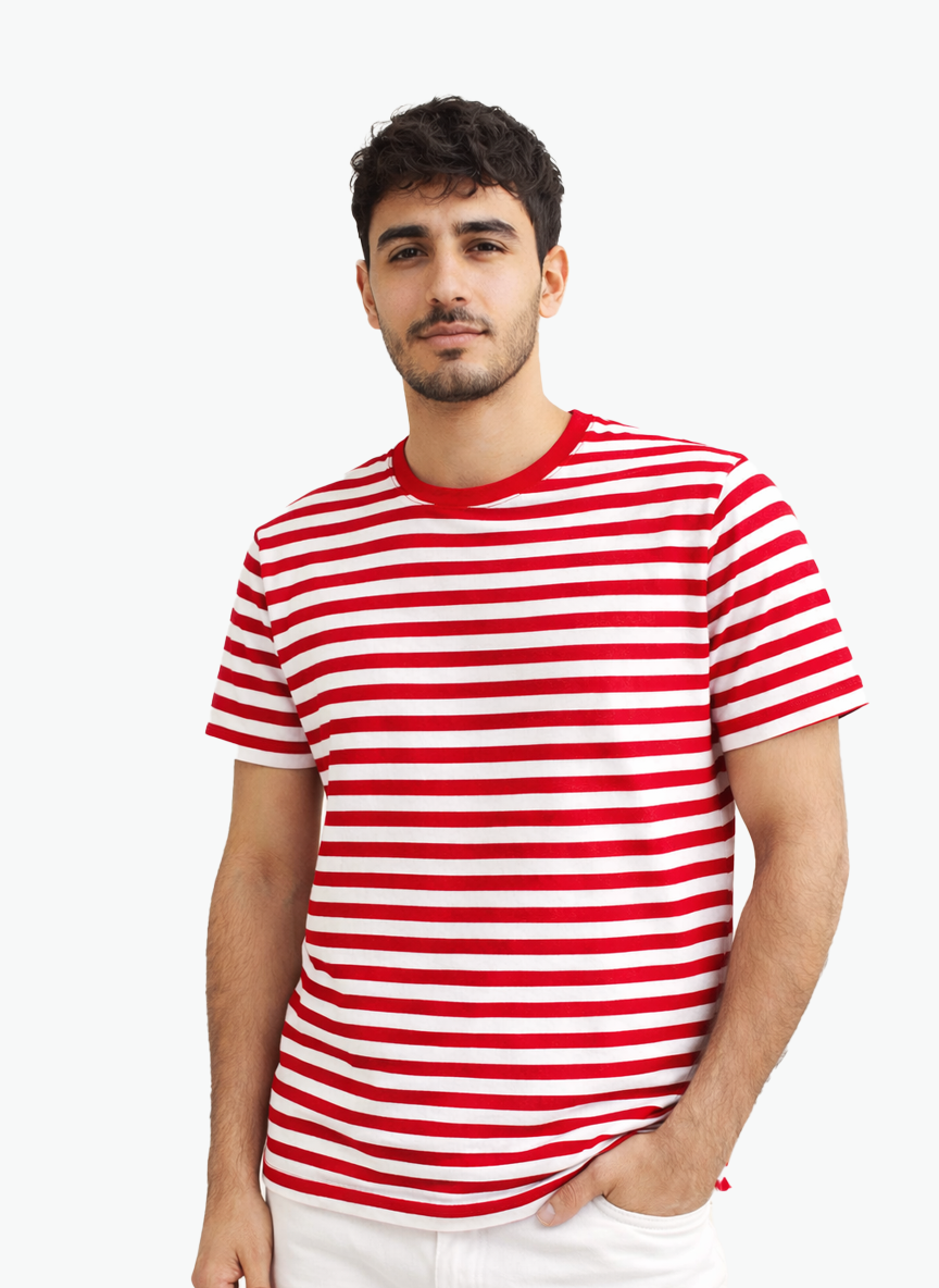Men Striped T-shirt