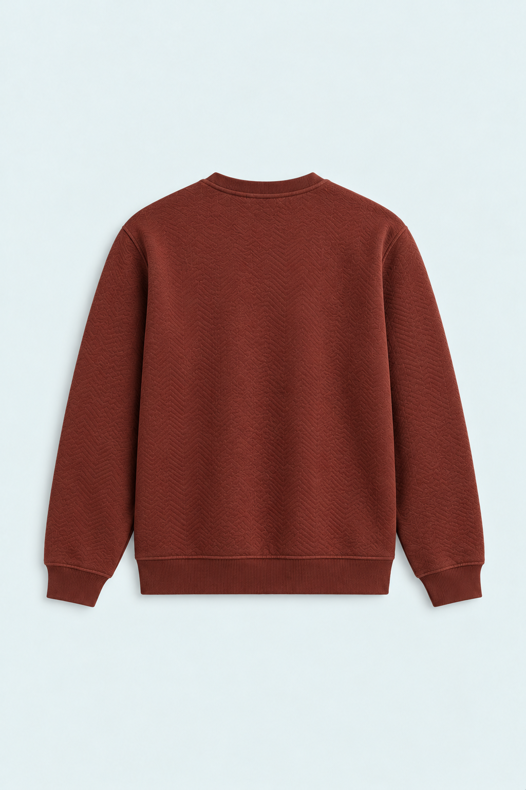 Jacquard Herringbone Sweat Shirt Men