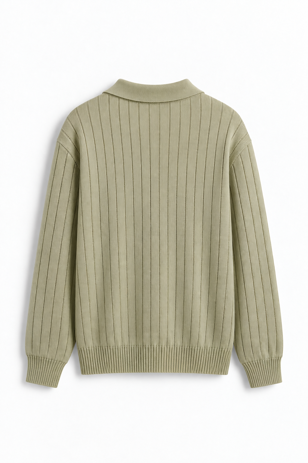 Men’s Light pista Long Sleeve Knit Polo