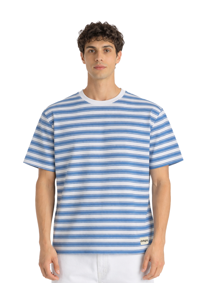 Striped Textured T-Shirt