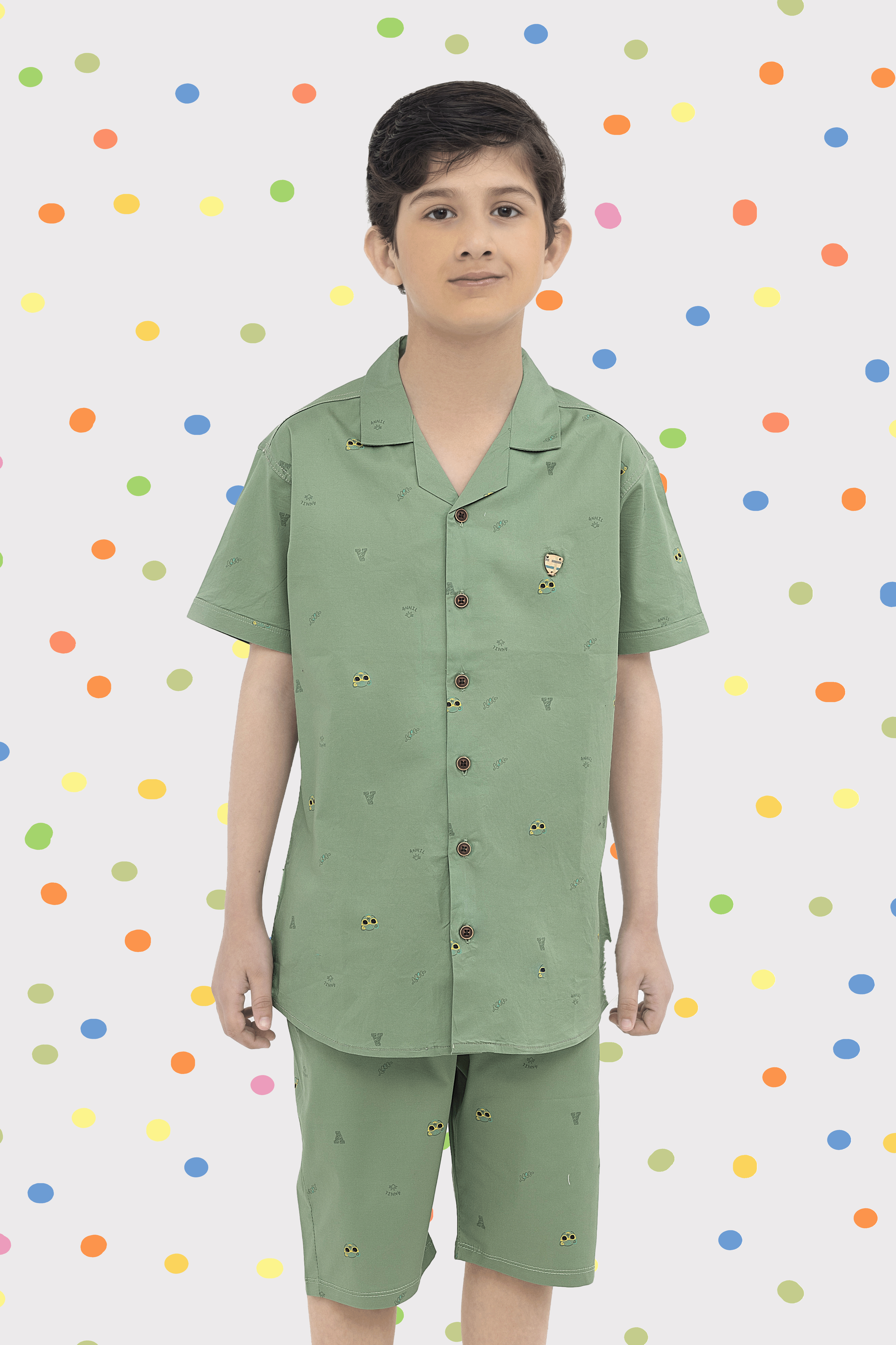 Boys Resort Collar Set