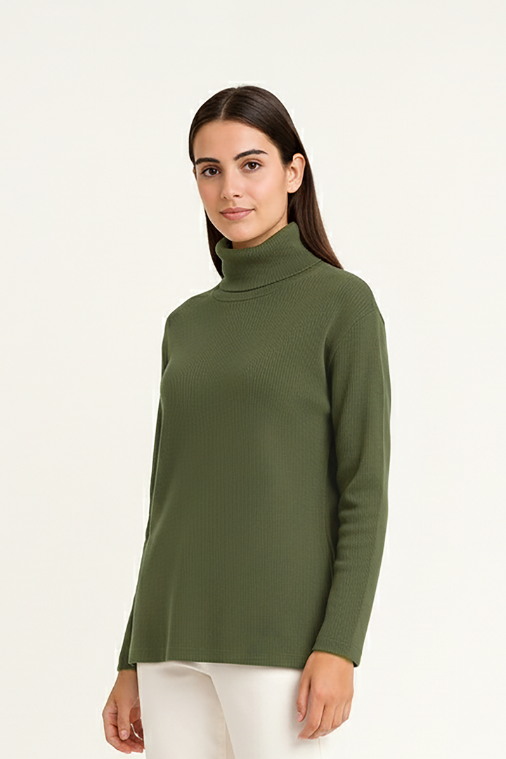 Full Sleeves Turtle Neck