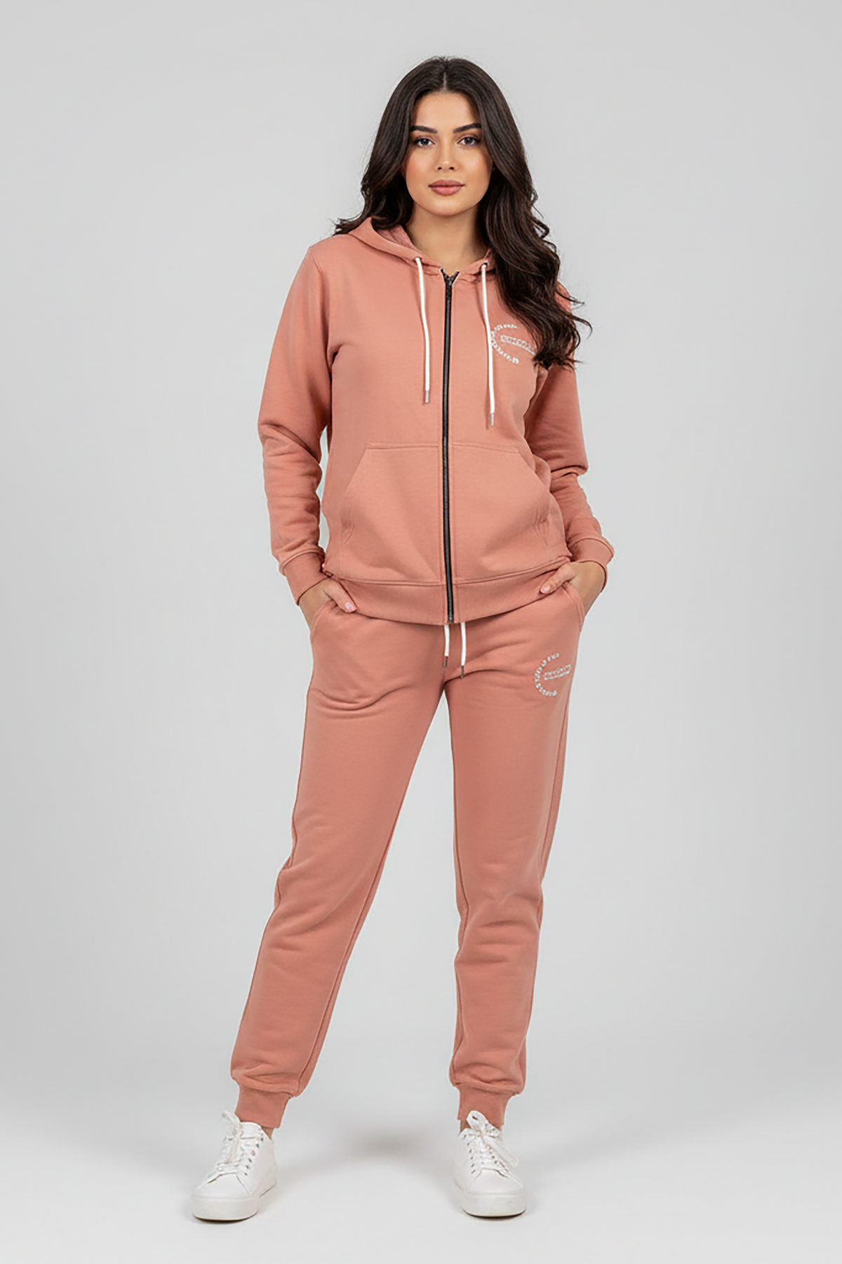 Terry Zip-Up Hoodi