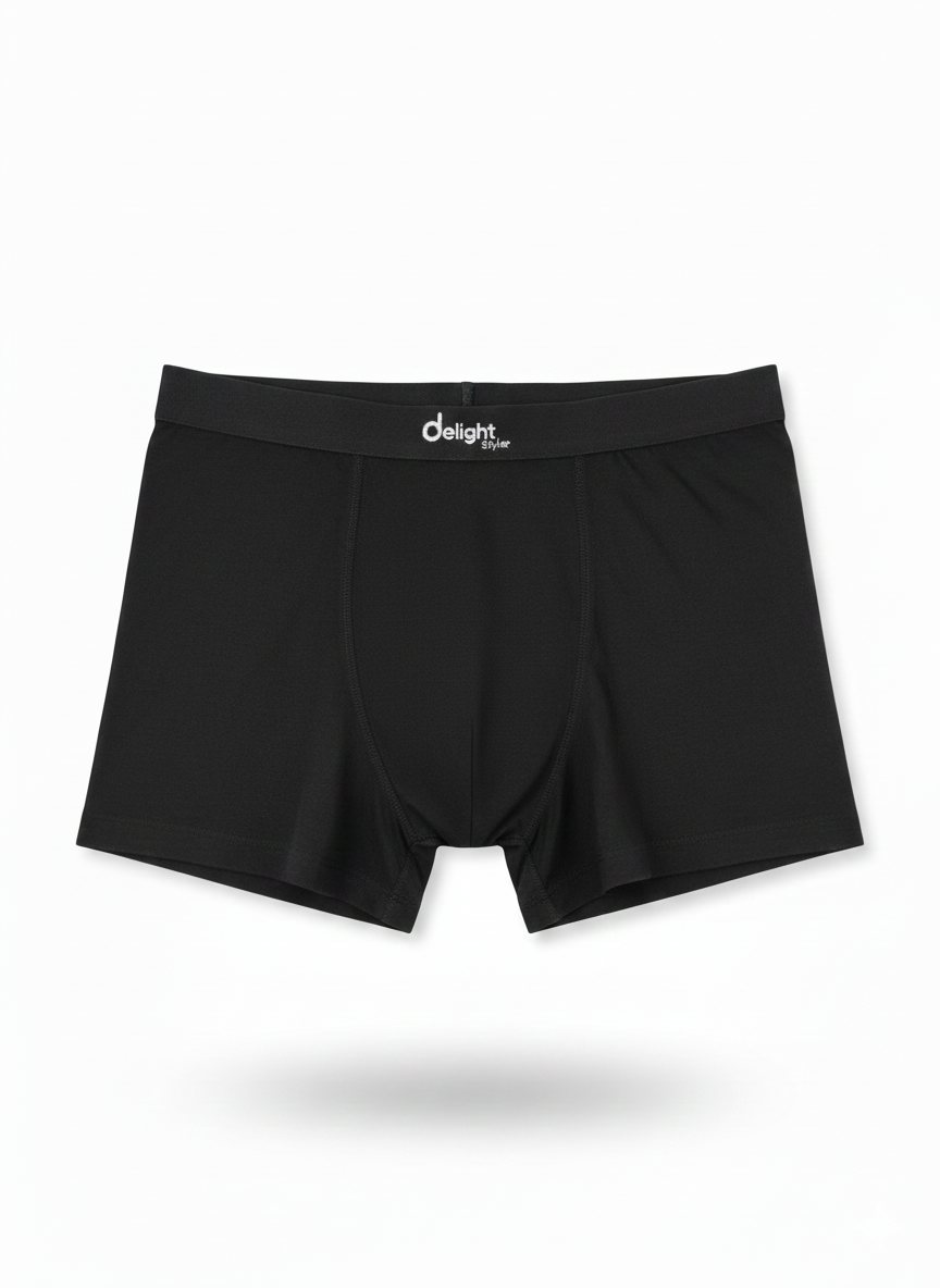Men’s Premium Black Boxer