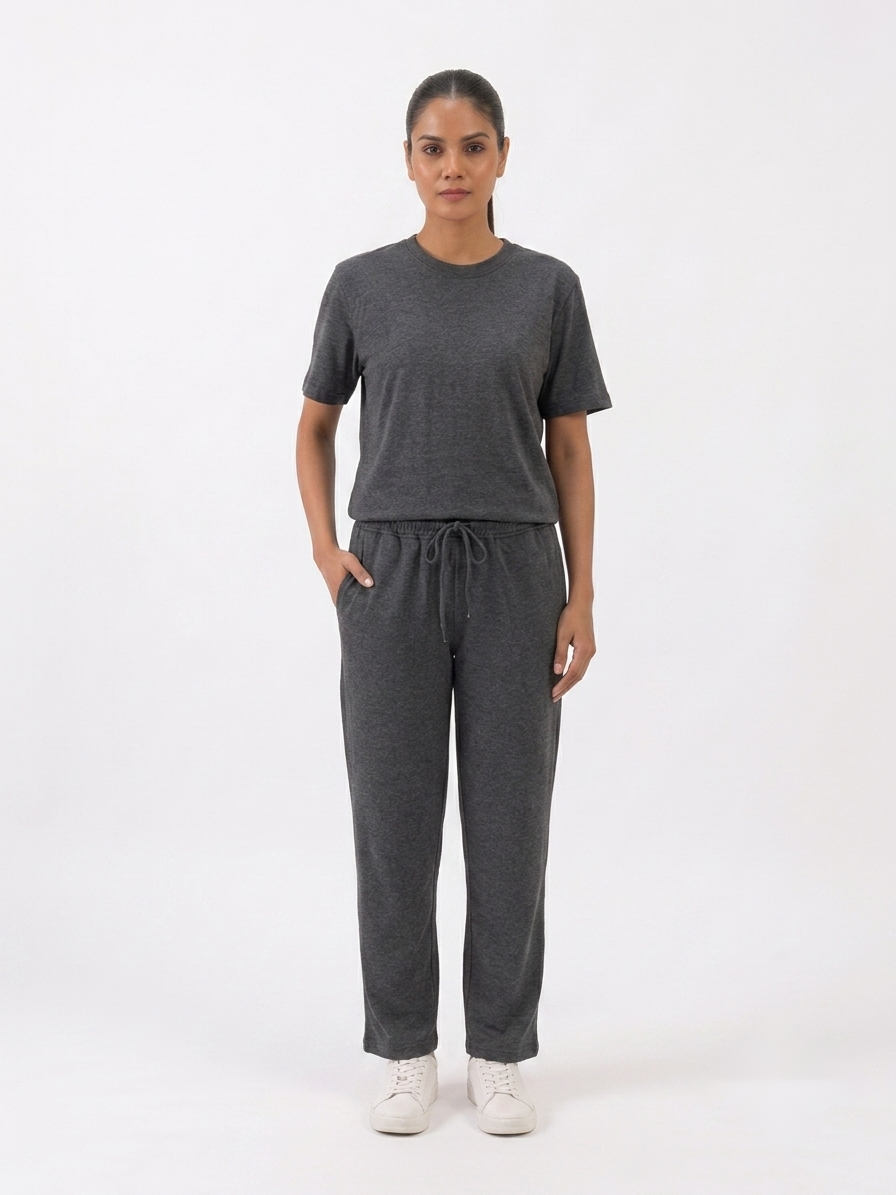 Melange Wide-Leg Co-ord