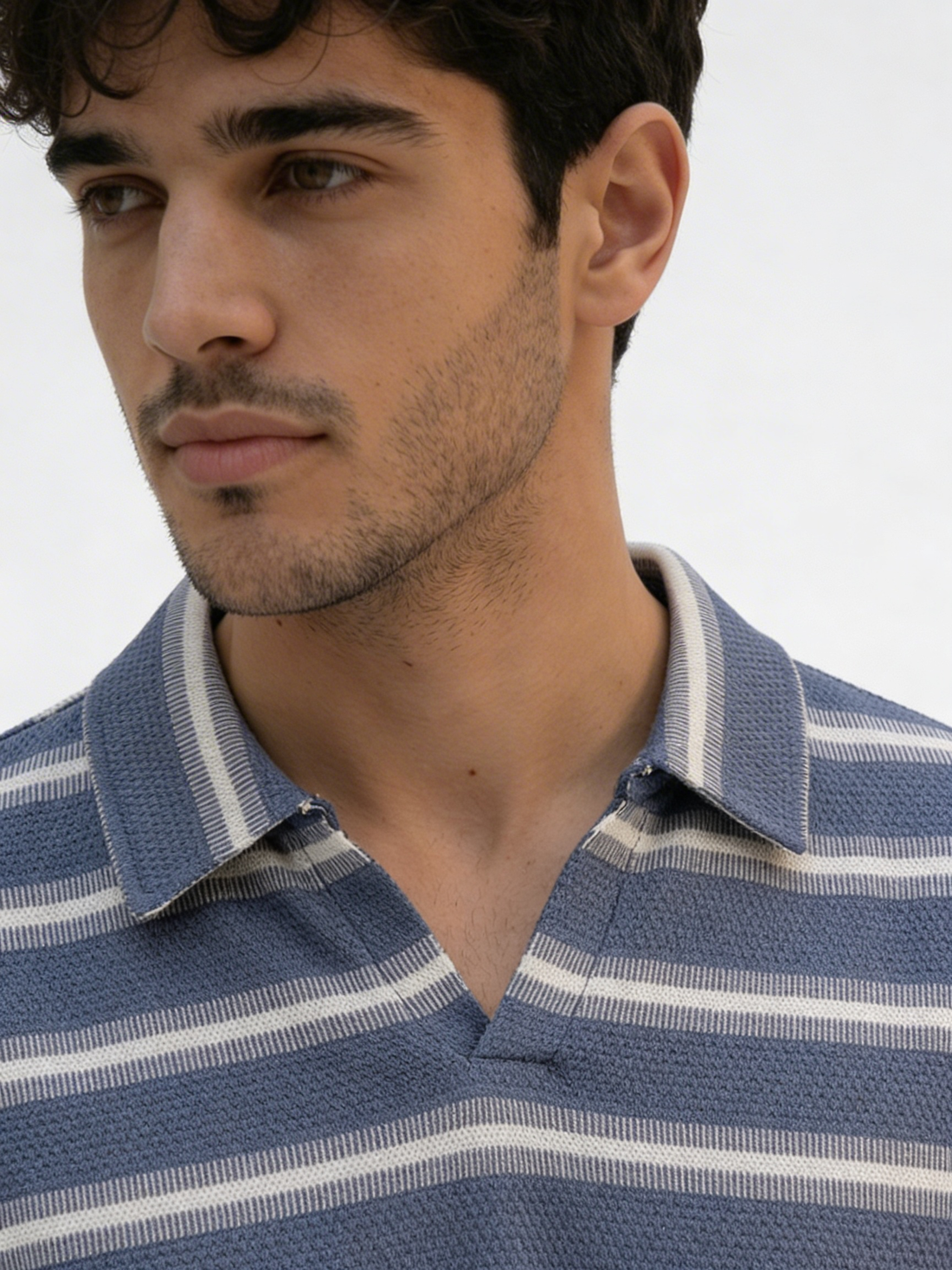 Apex Popcorn Knit Johnny Polo
