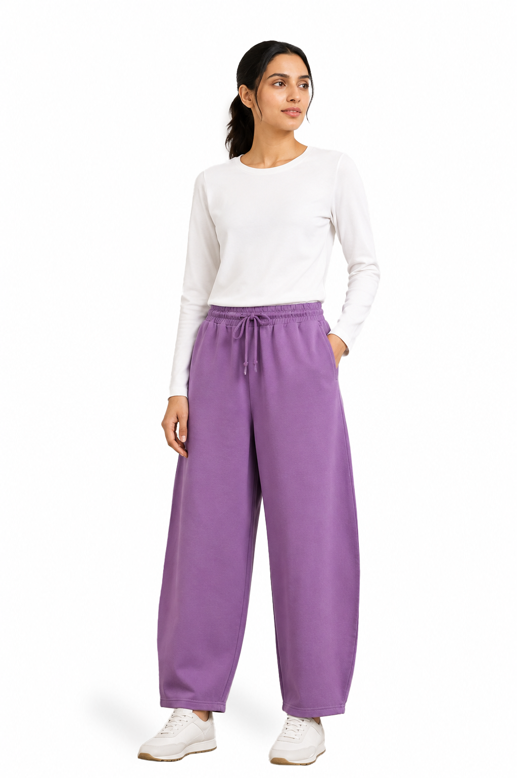 Essential Wide-Leg Women Trouser