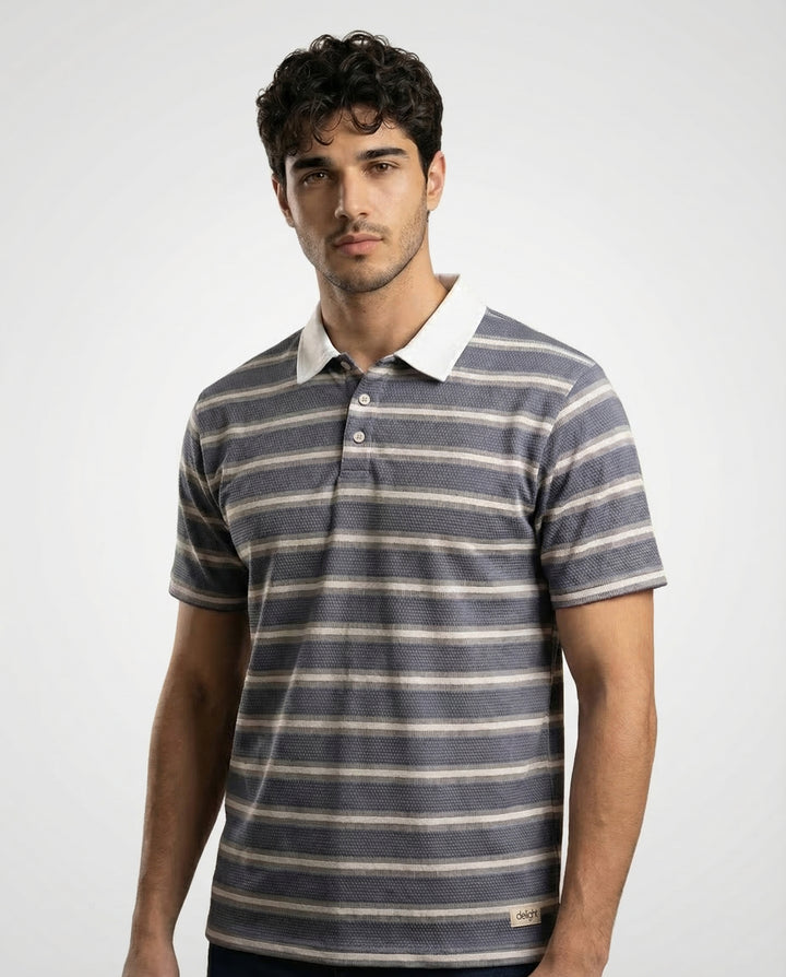 Urban Texture Johnny Collar Polo