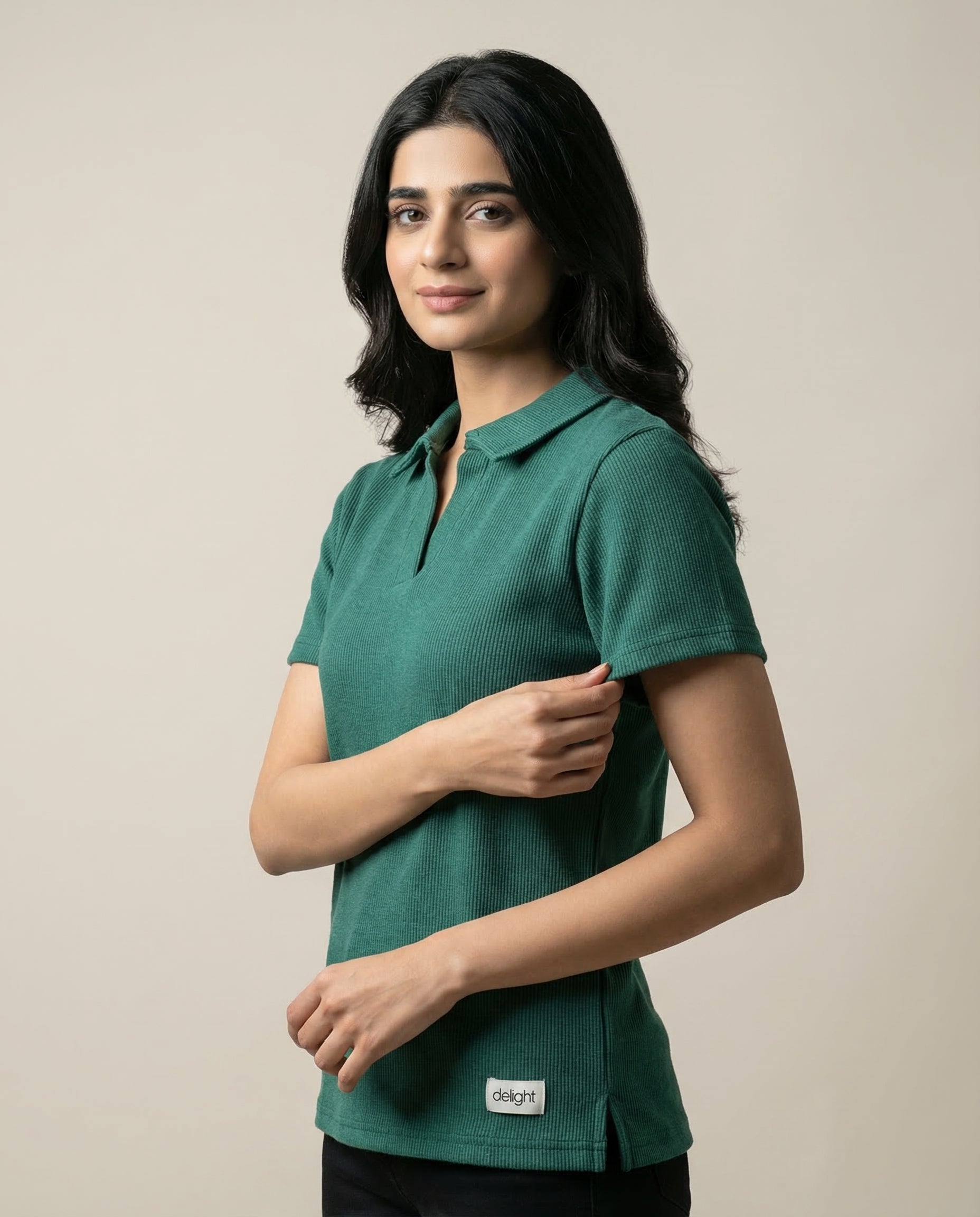 Linear Rib Luxe Johnny Polo