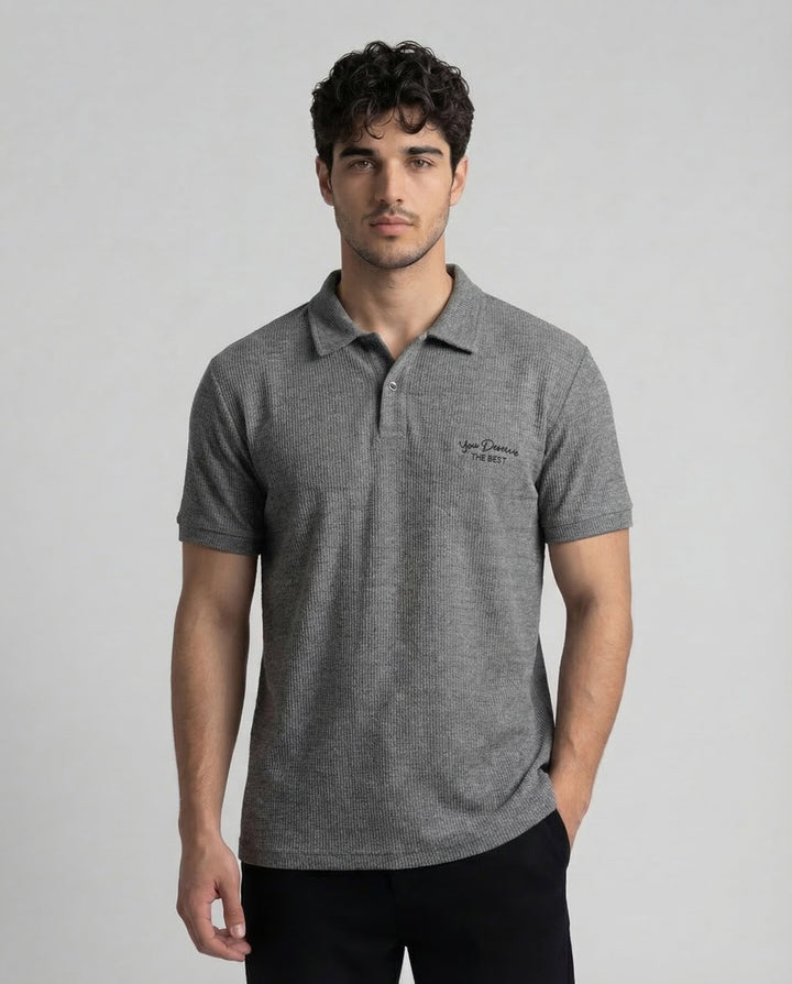 Apex Textured Knit Polo