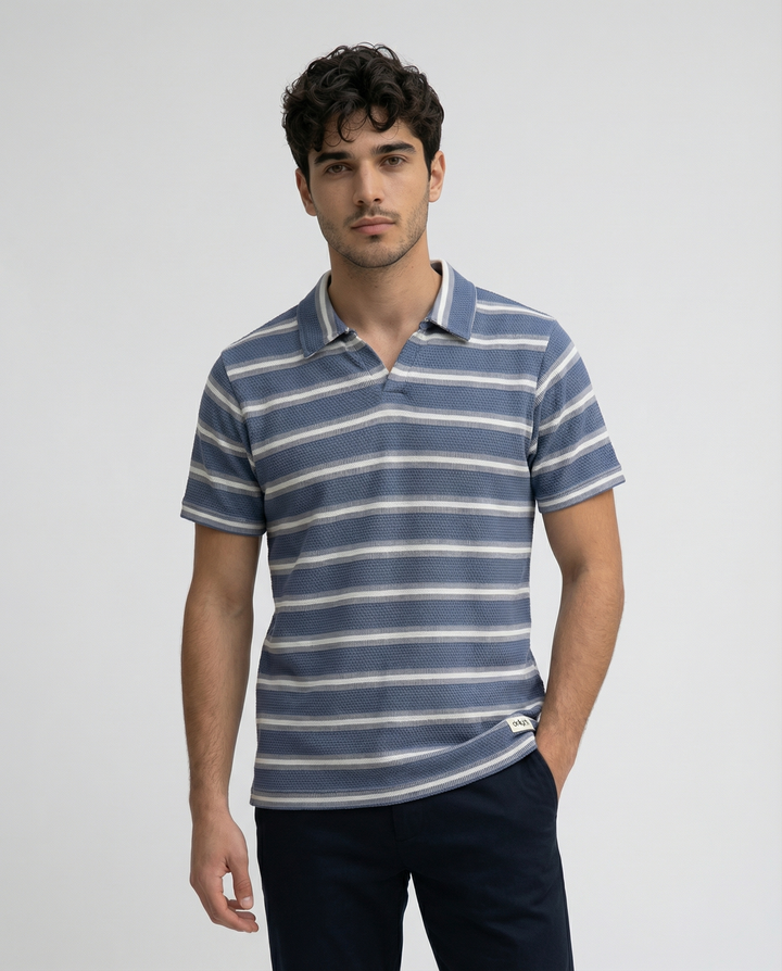 Apex Popcorn Knit Johnny Polo