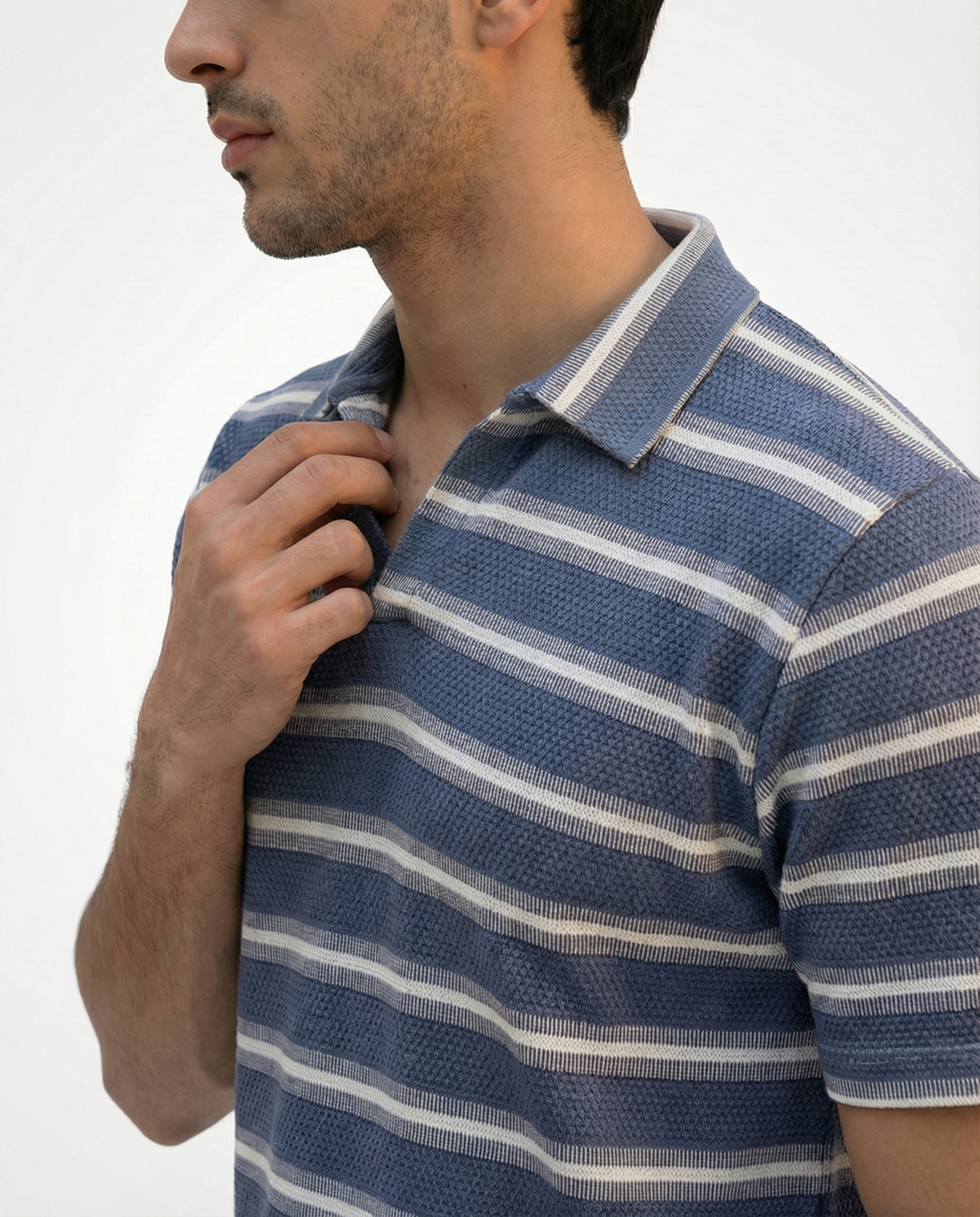 Apex Popcorn Knit Johnny Polo