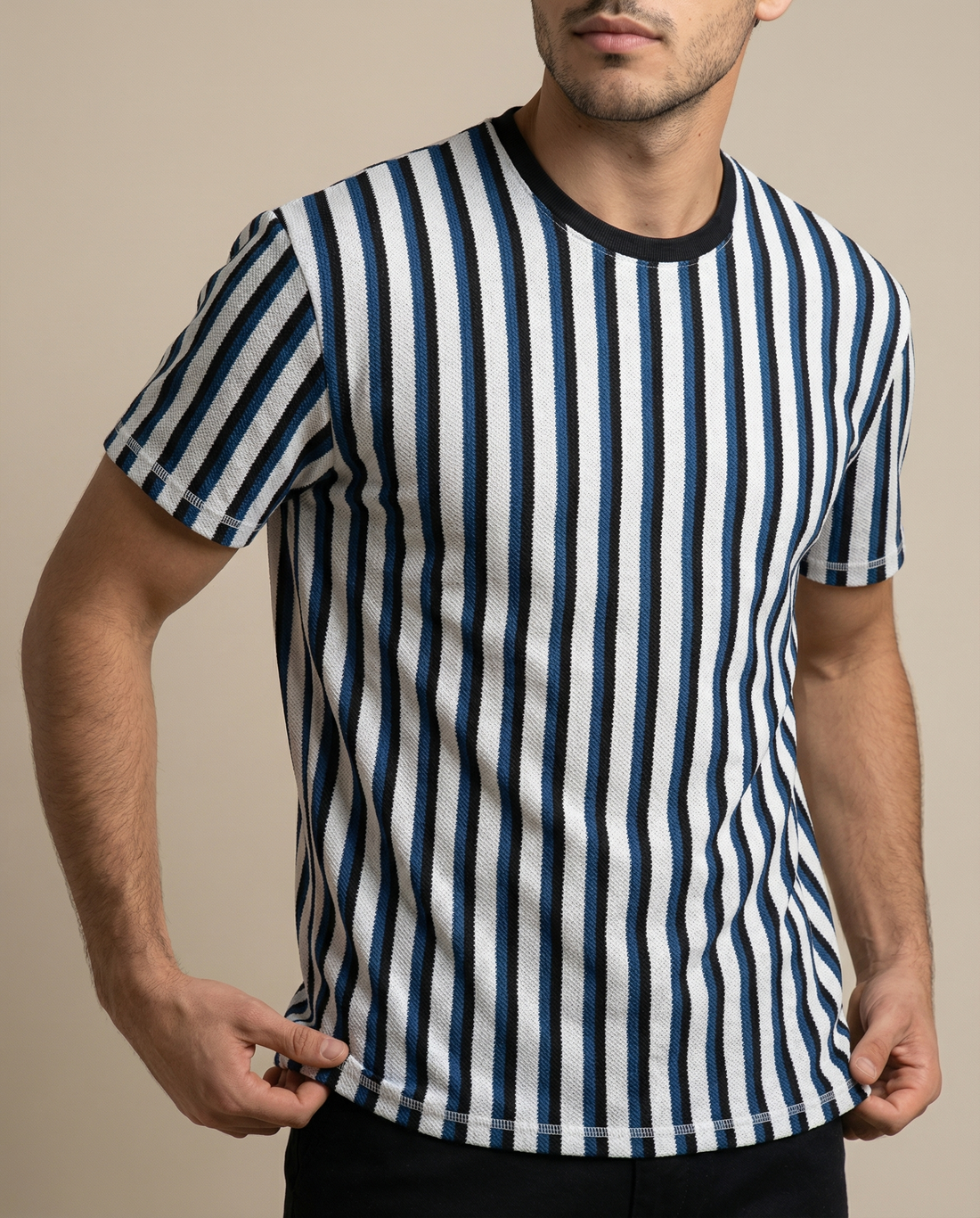 Urban Vertical Stripe Tee