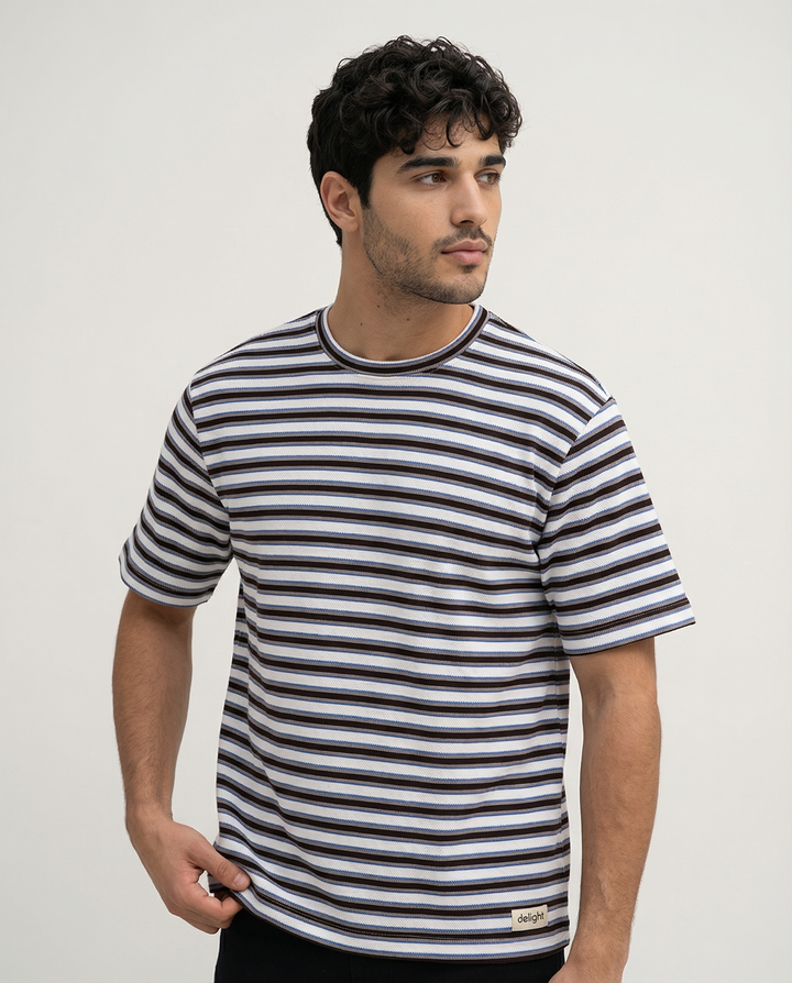 Urban Texture Stripe Tee