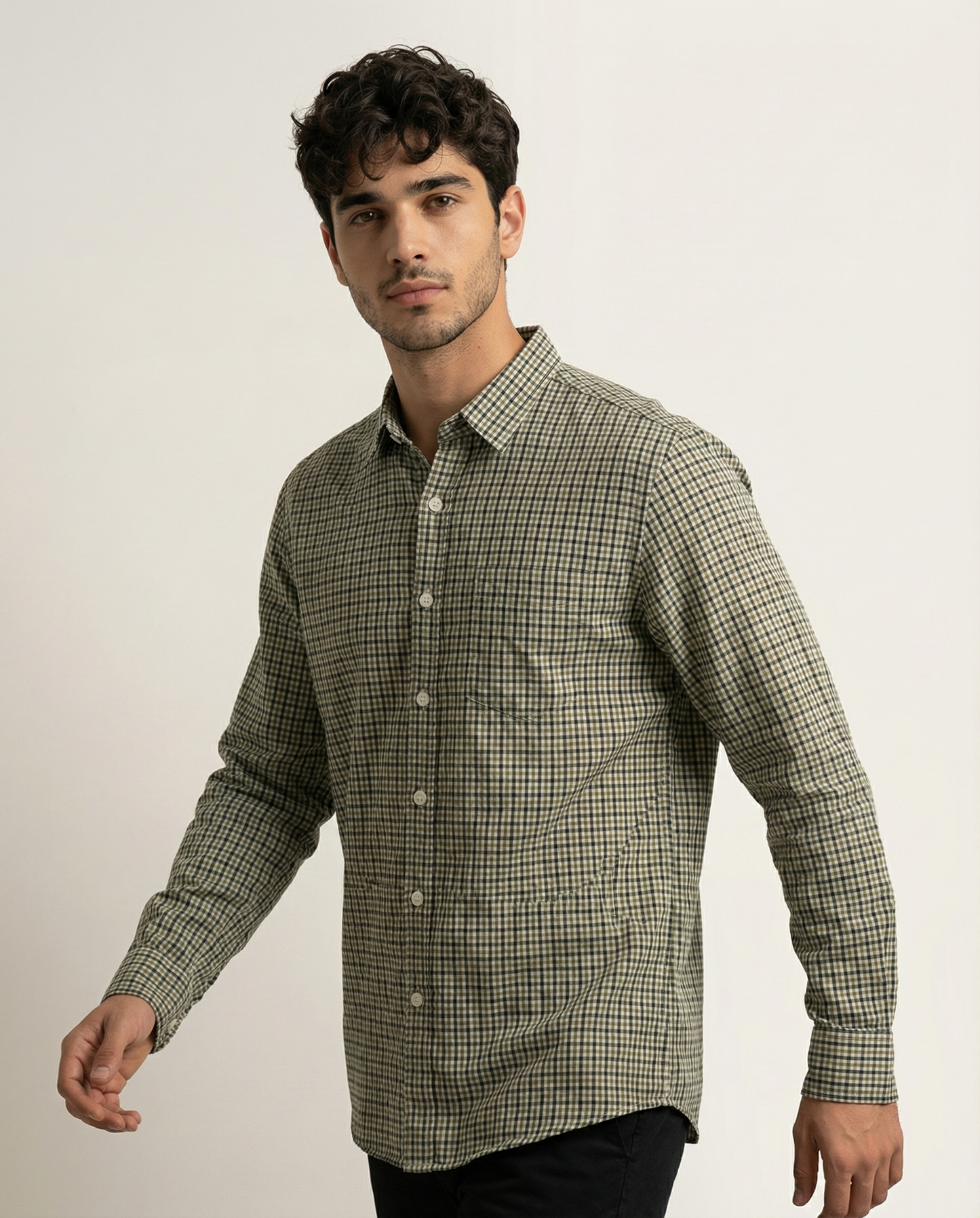 Terrain Linen Check Shirt
