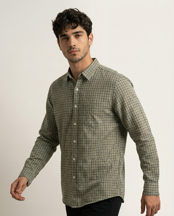 Terrain Linen Check Shirt