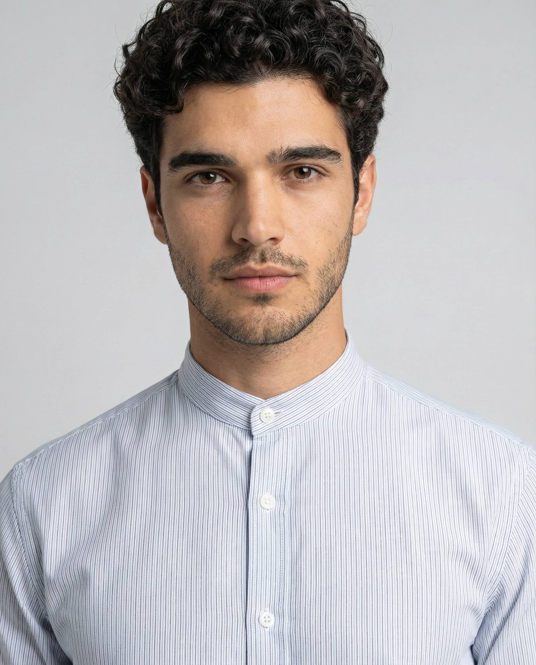 Urban Band Collar Essential Shirt
