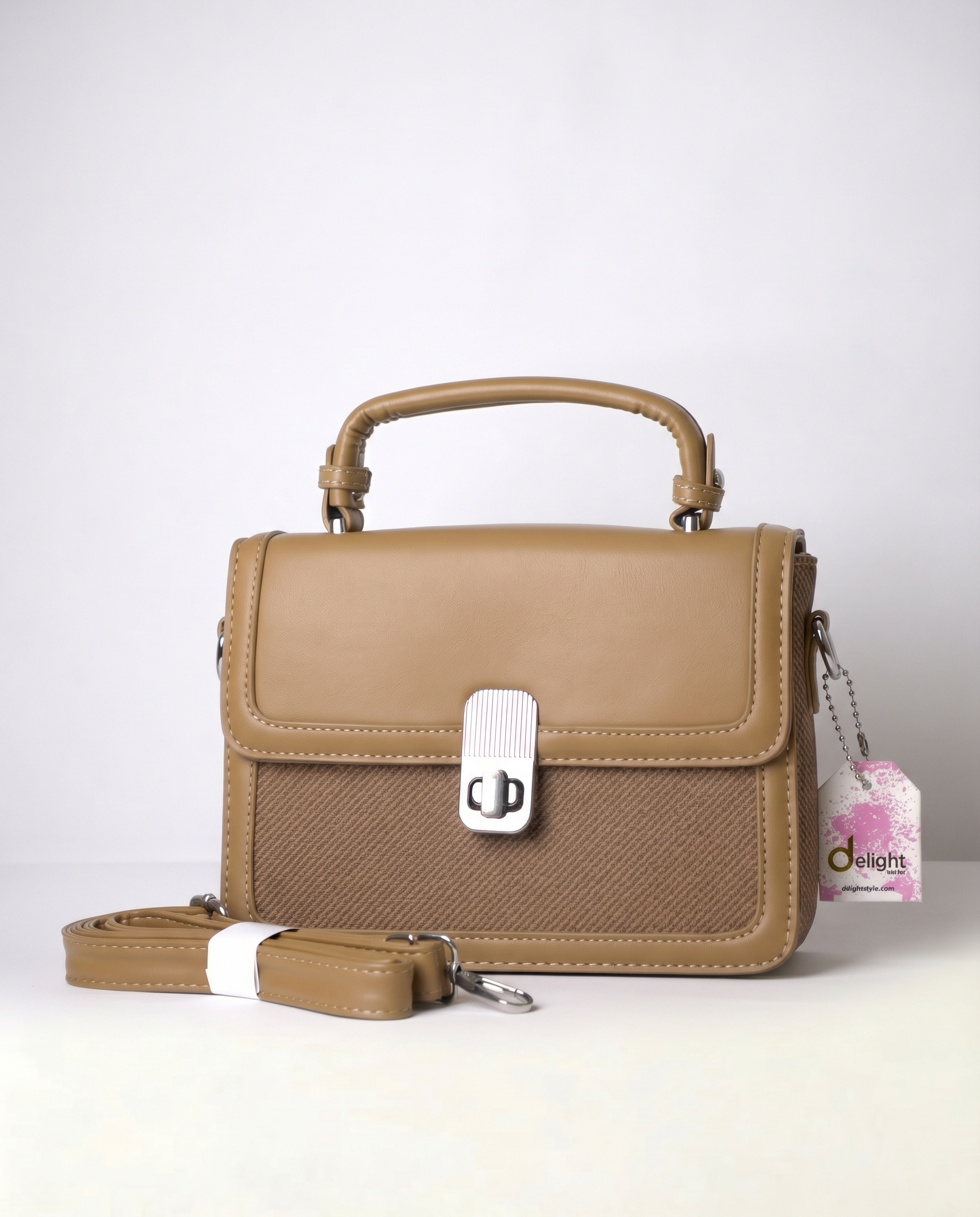 Caramel Core Top Handle Bag