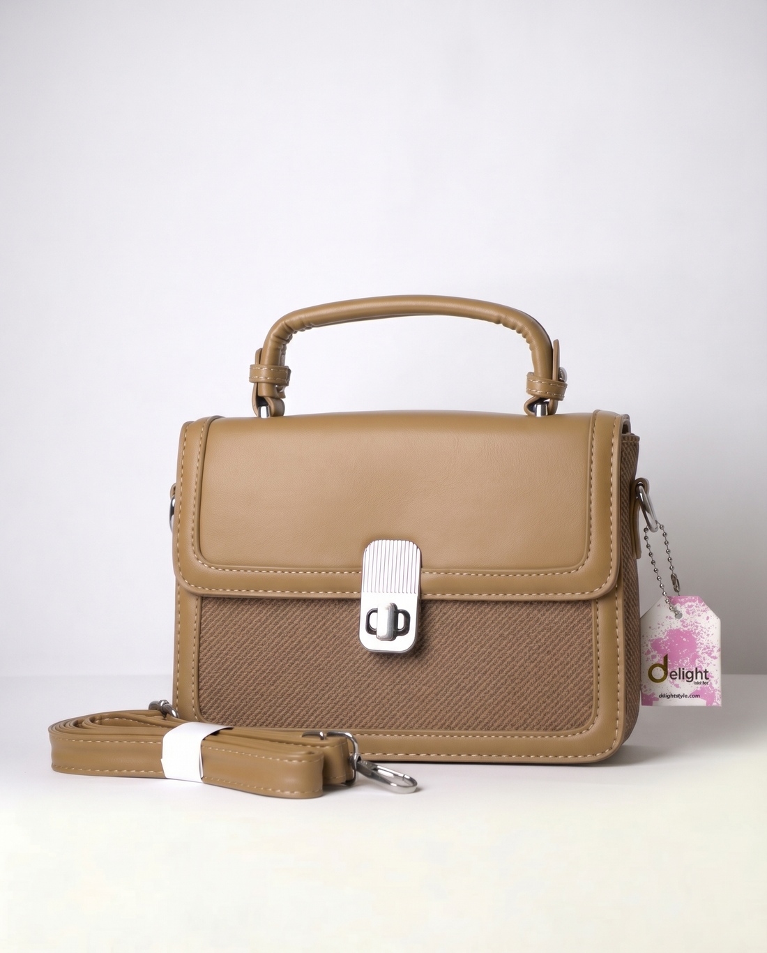 Caramel Core Top Handle Bag