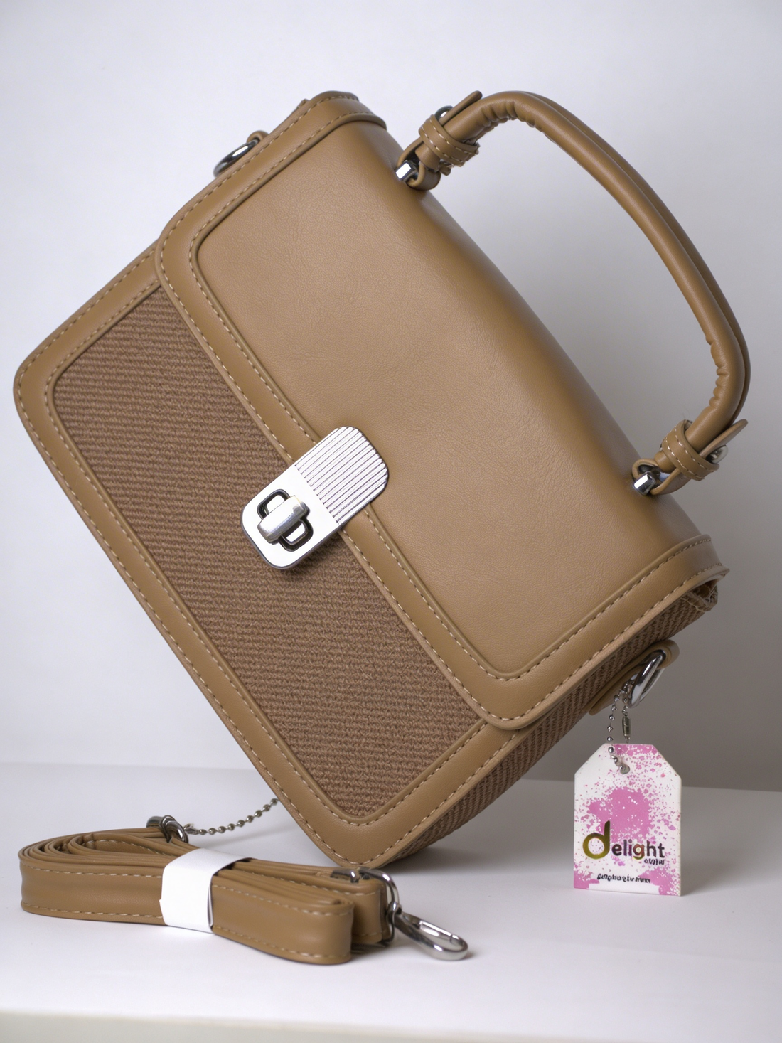 Caramel Core Top Handle Bag