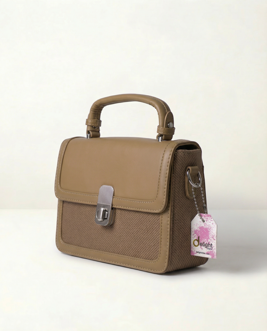 Caramel Core Top Handle Bag