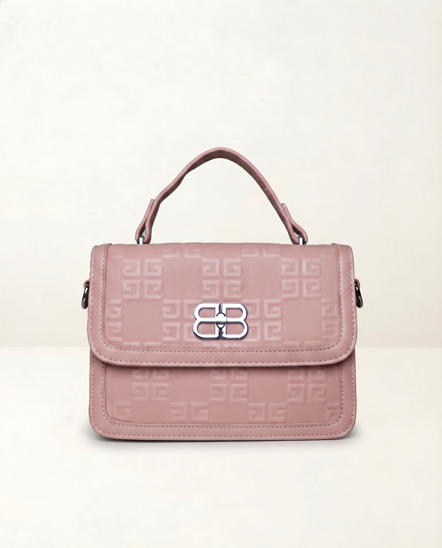 Blush Monogram Flap Crossbody