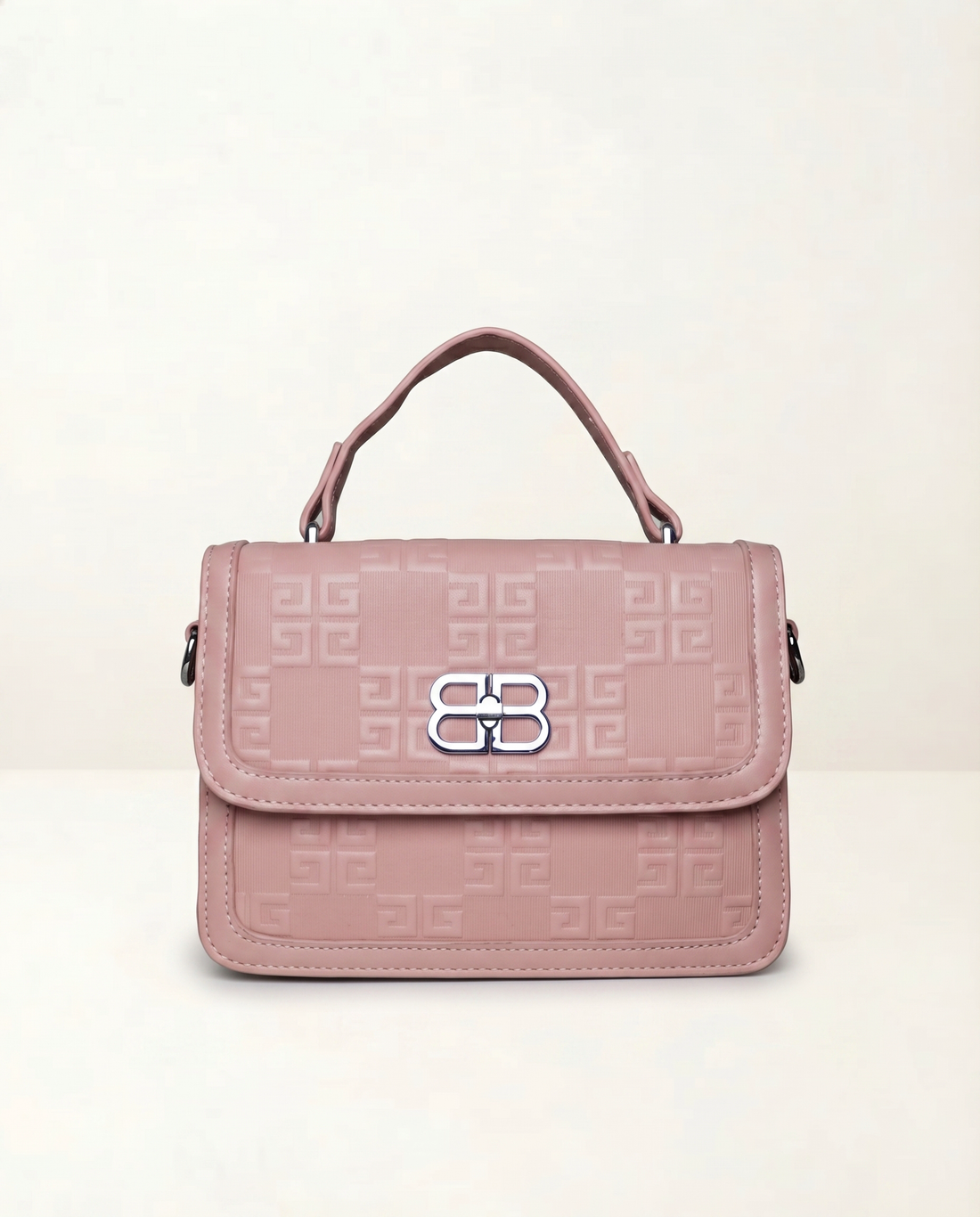 Blush Monogram Flap Crossbody
