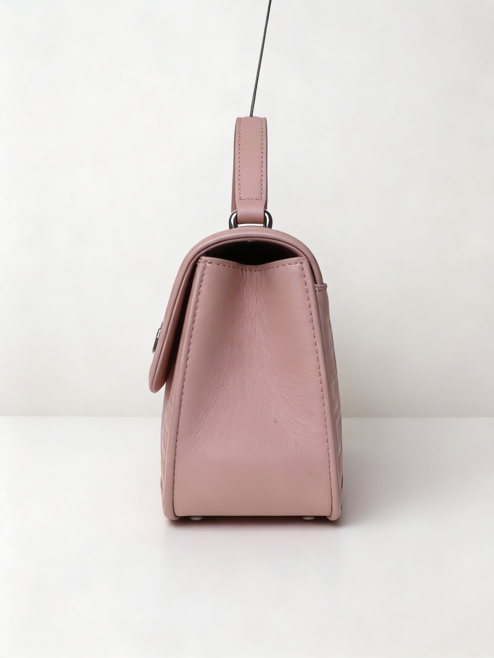Blush Monogram Flap Crossbody