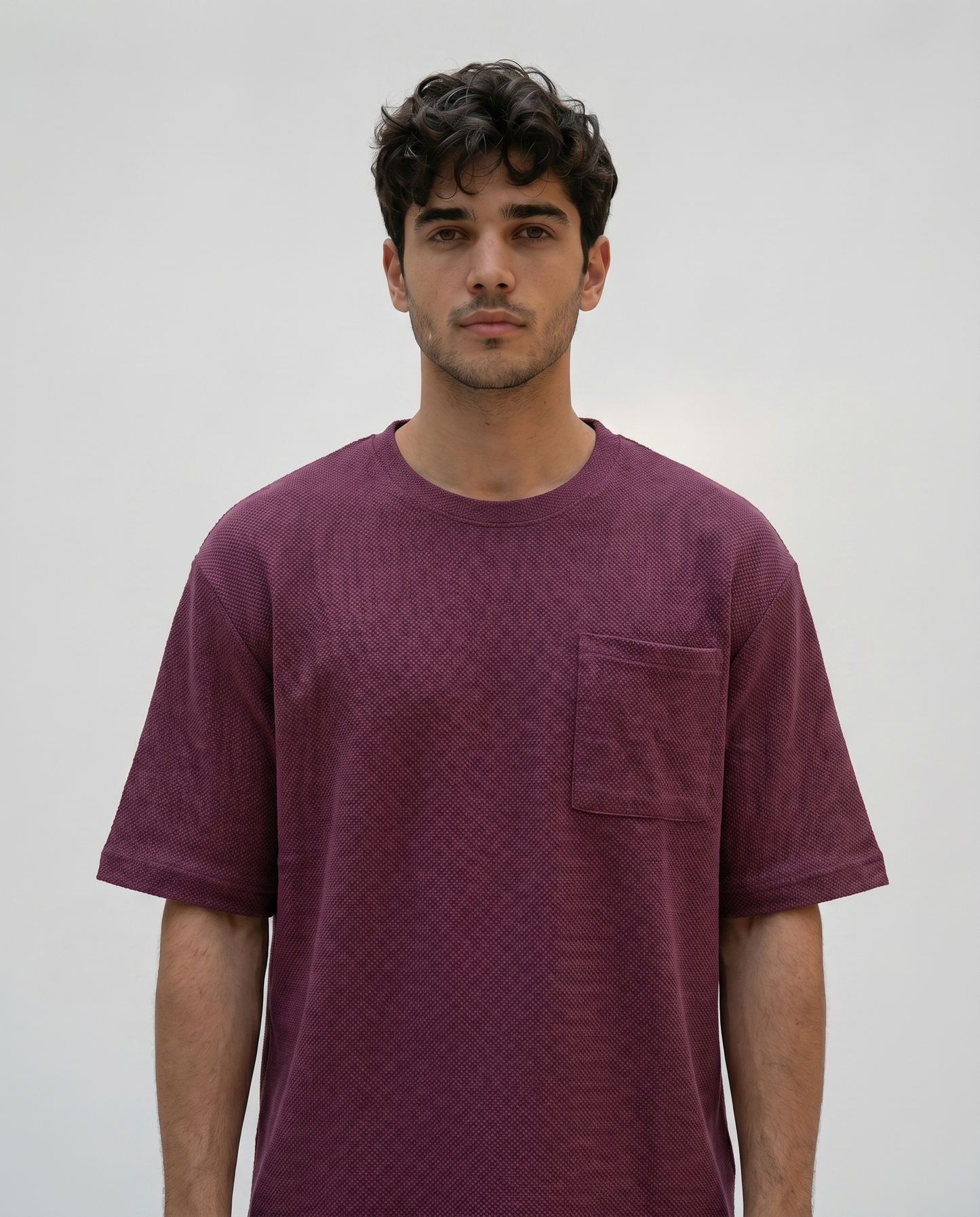 Harbor Slate Boxy Pocket Tee