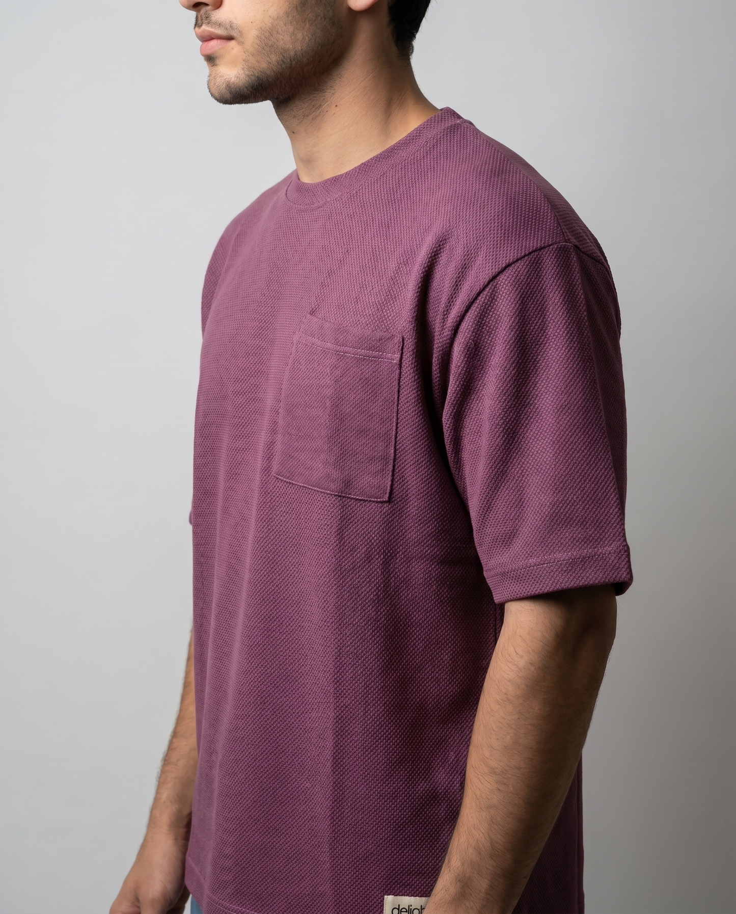 Harbor Slate Boxy Pocket Tee