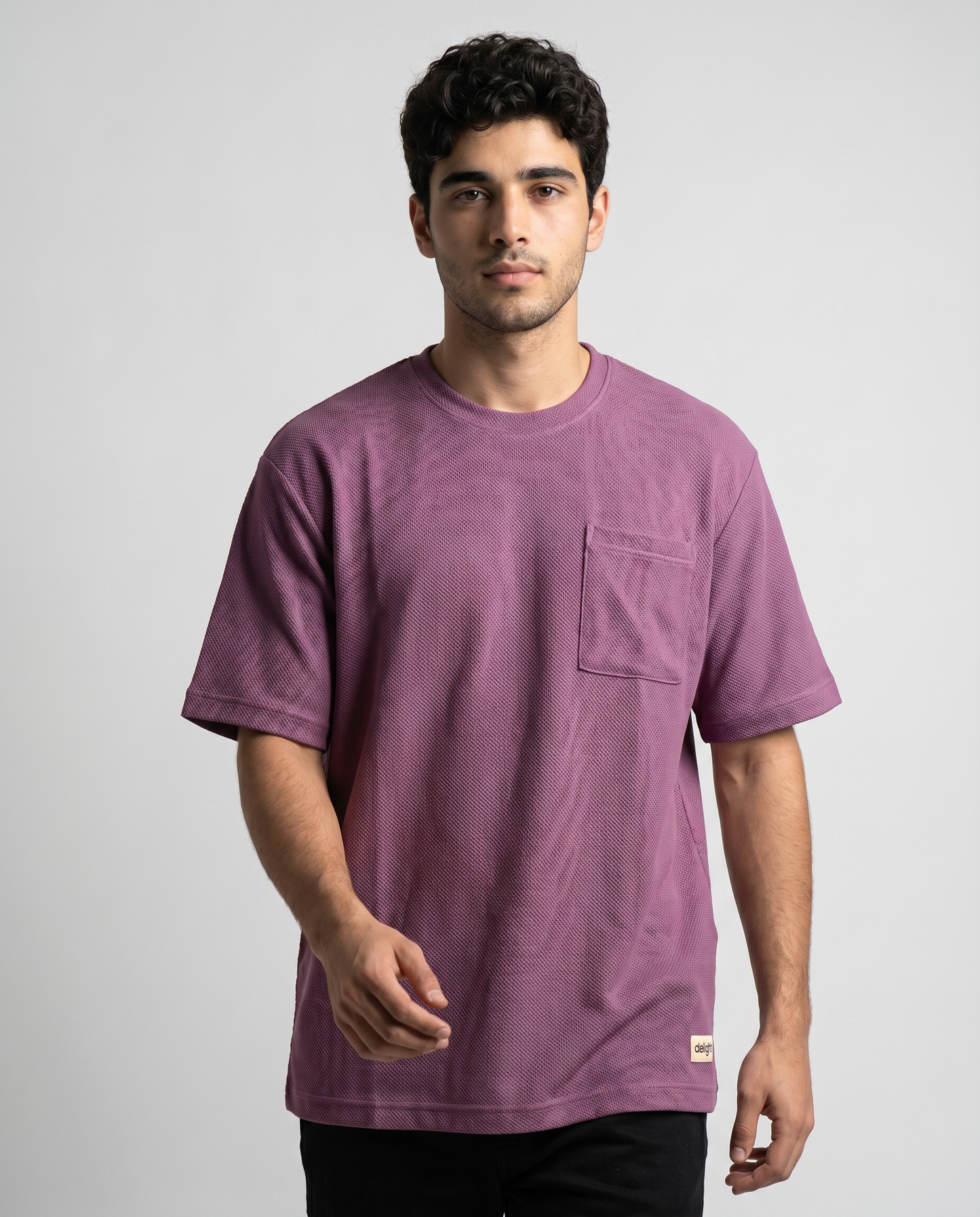 Harbor Slate Boxy Pocket Tee