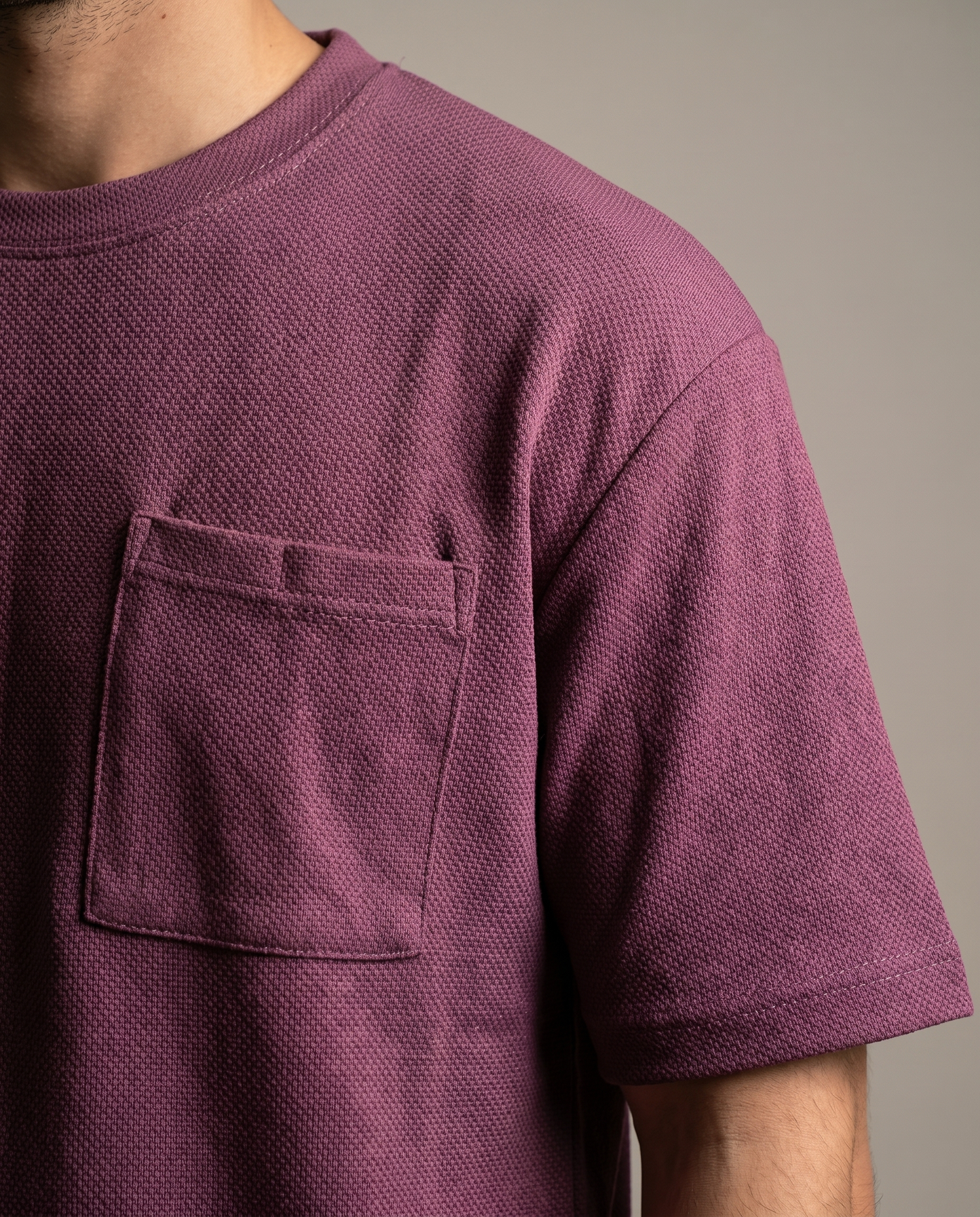 Harbor Slate Boxy Pocket Tee