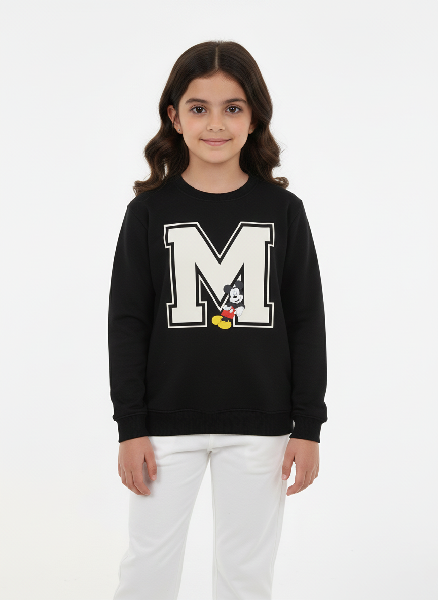 Graphic Sweatshirt – Black