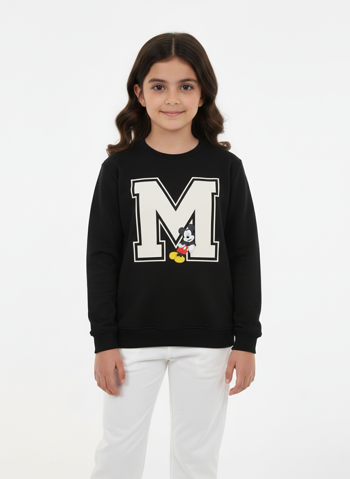 Graphic Sweatshirt – Black