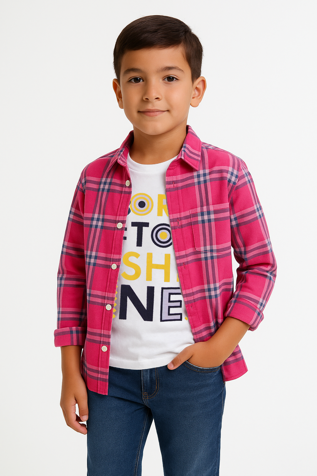 Casual Double Shirt Check