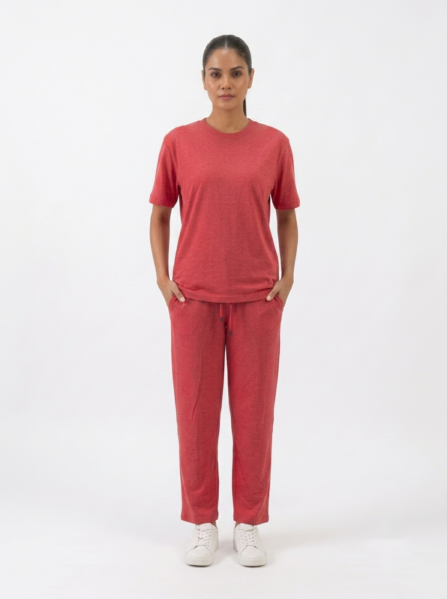 Melange Wide-Leg Co-ord