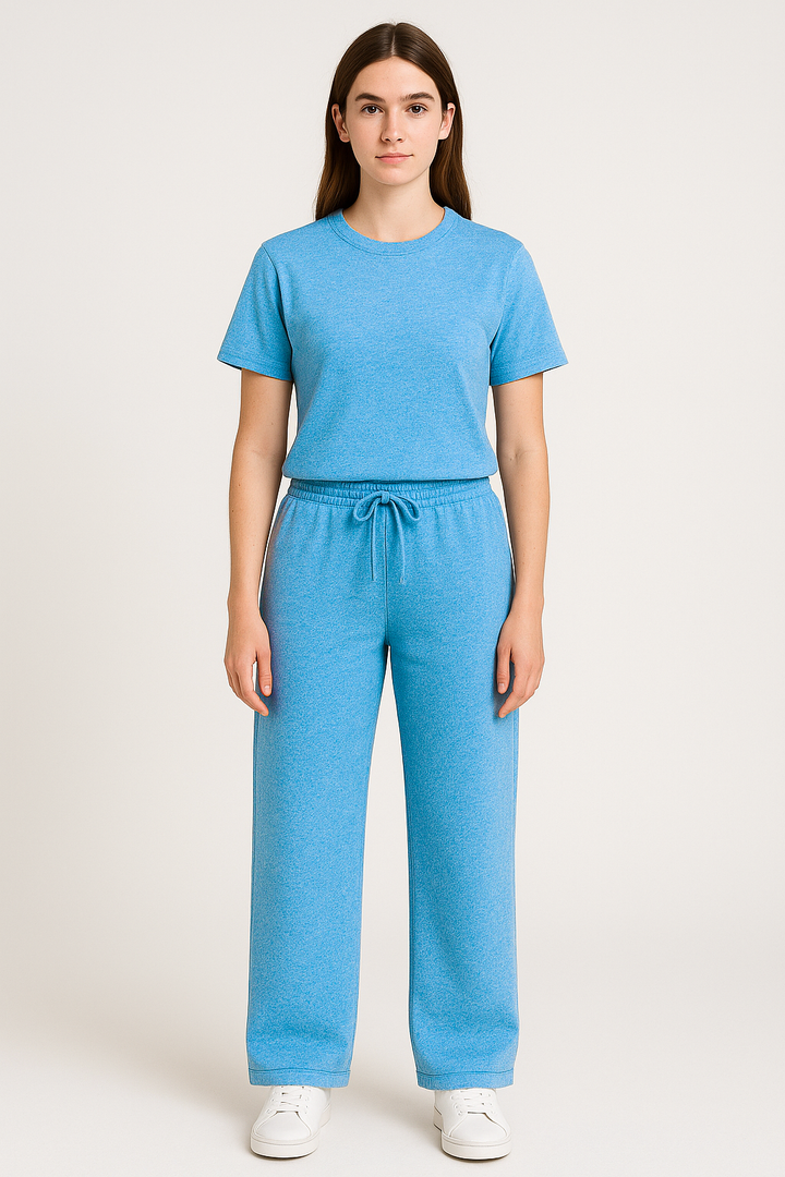Women Trouser Chain Melange