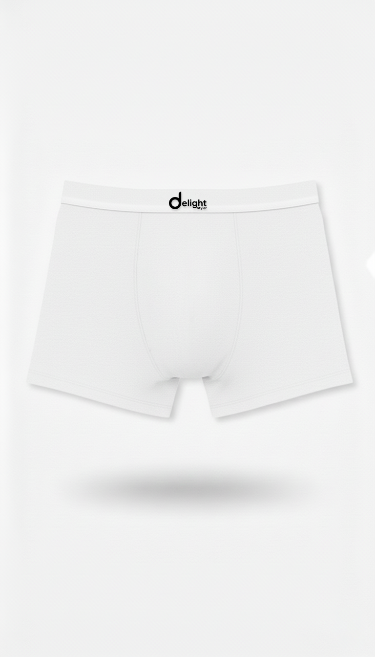 Men’s Premium White Boxer
