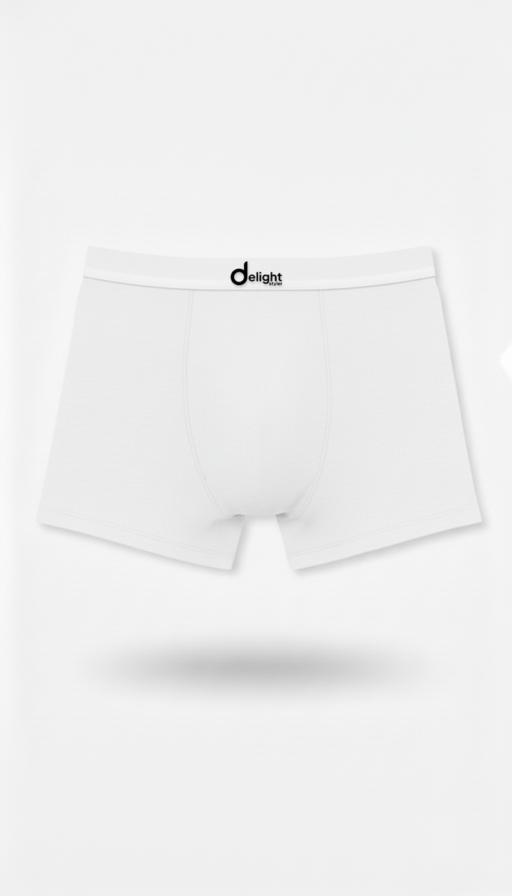 Men’s Premium White Boxer